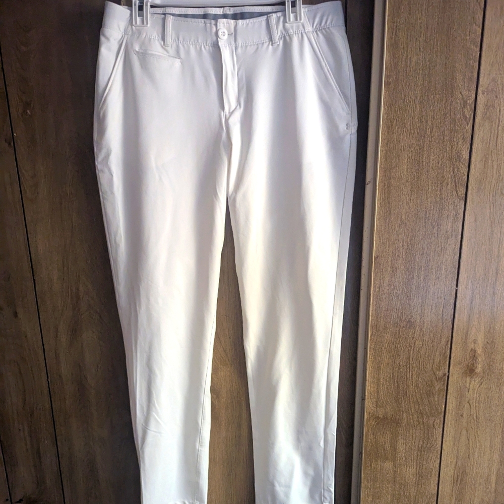 Under Armour White Track Pants